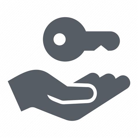 Hand House Key Sale Transfer Icon Download On Iconfinder
