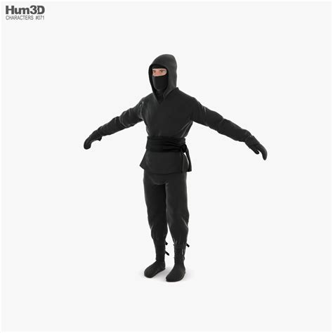 Ninja 3d Model Characters On 3dmodels