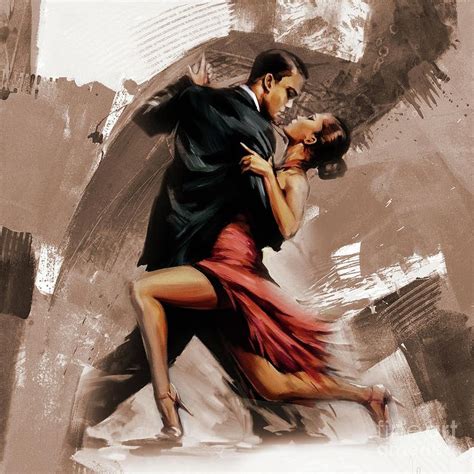 Tango Couple Dance Art By Gull G Dance Art Tango Art Dancers Art