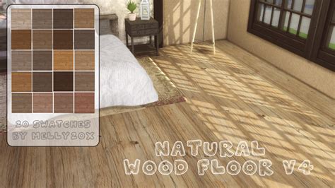 Sims 4 Ccs The Best Natural Wood Floor V4 By Melly20x Natural