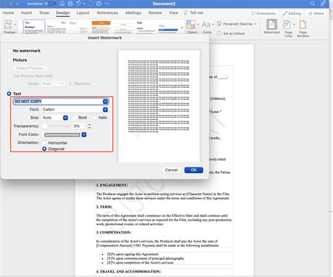 How To Insert A Watermark In Word Quick Guide