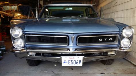 1965 Pontiac Gto 4 Speed With Factory Tutone Paint Phs Included