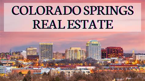 Mostly the north western part if the city. Colorado Springs Real Estate September 2020 - YouTube
