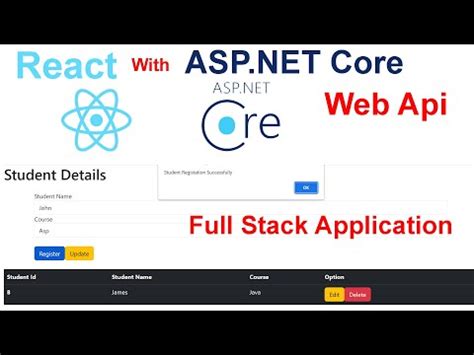 Learn React JS and NET Core API by Creating a Full Stack Web App from Scratch Видео