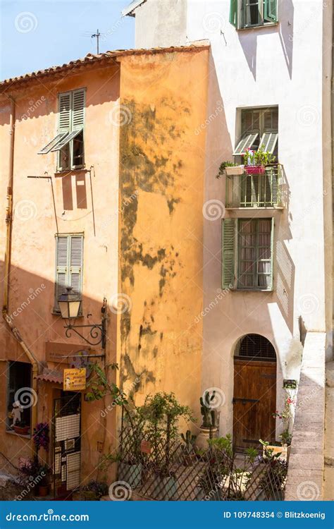 Old Town Menton In Provence France Stock Photo Image Of French