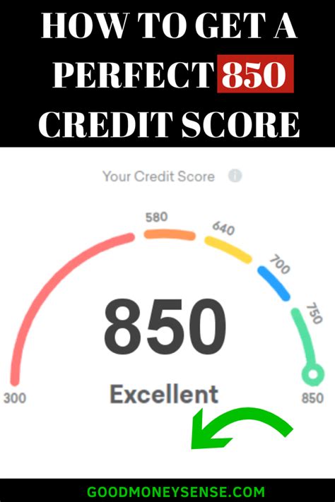 How To Get A Perfect 850 Credit Score For Free Good Money Sense