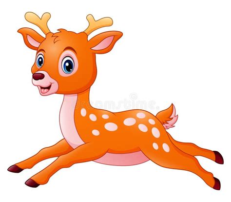 Cute Deer Cartoon Stock Vector Illustration Of Grazing 33230469