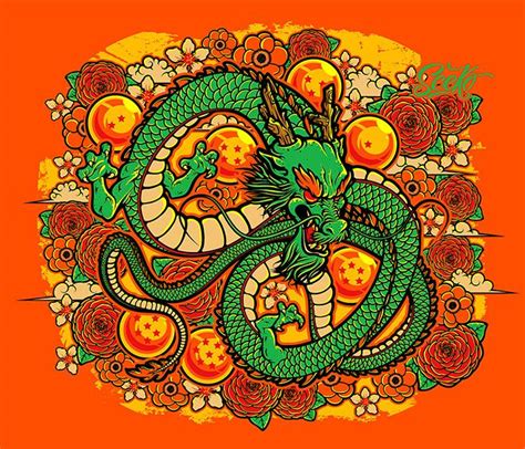 Shenlong Fan Art By Sceko Soriano C Dragon Illustration Dragon Art