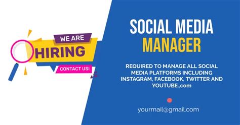 We Are Hiring Facebook Share Image Template Postermywall