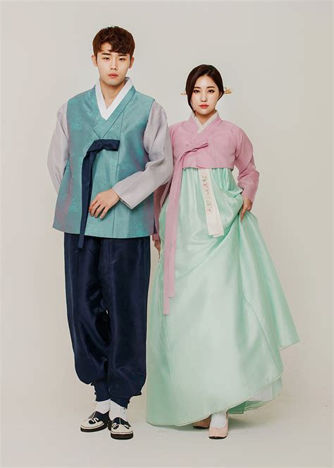 Premium Korean Hanbok Custom Made Woman Traditional Hanbok Dress Man