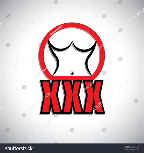 Womans Naked Body Indicating Adult Only Stock Vector Royalty Free Shutterstock