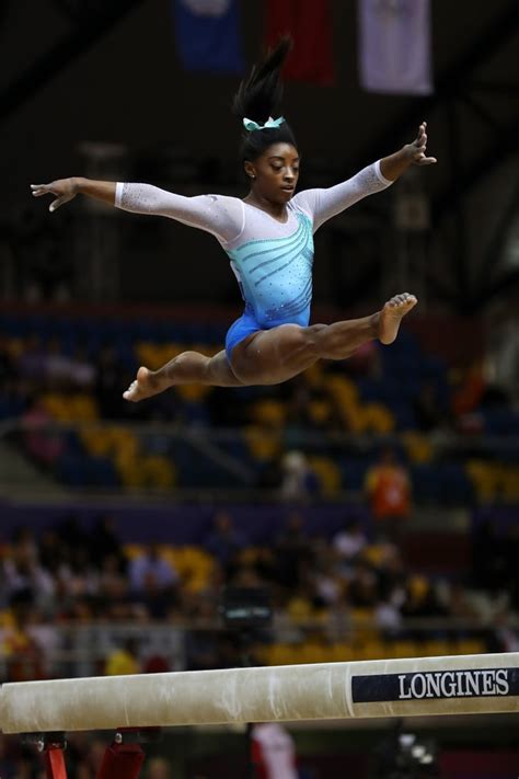Visit simone biles' profile and read the full biography, watch videos and read all the latest news. Simone Biles 2018 All-Around World Champion | POPSUGAR Fitness Photo 2