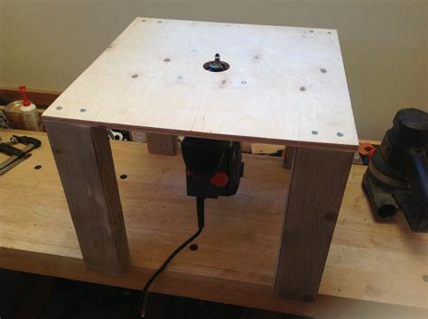 Simple Router Table 3 Steps Instructables