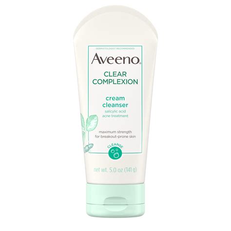 Aveeno Clear Complexion Cream Salicylic Acid For Oily Skin Oil Free