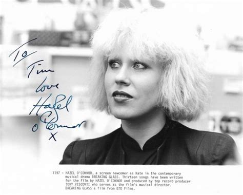 Hazel OConnor Breaking Glass 1980 Regis Autographs