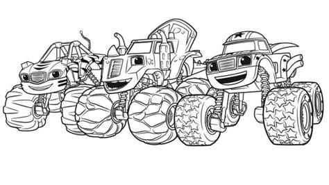 Here you can find a variety of coloring pages collections from children's favorite characters in this animation. Printable Blaze And The Monster Machines Coloring Pages