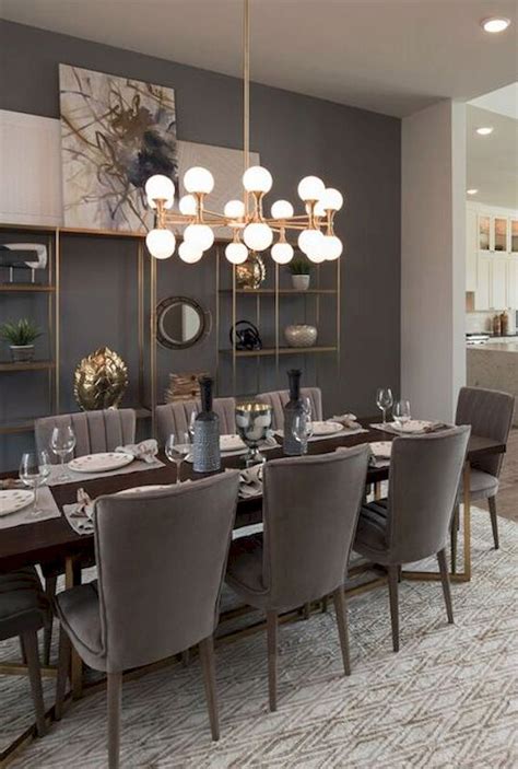 80 Elegant Modern Dining Room Design And Decor Ideas 식탁 조명