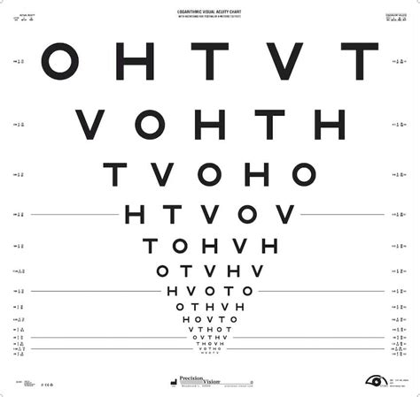 Hotv Series Etdrs Chart 2 Precision Vision