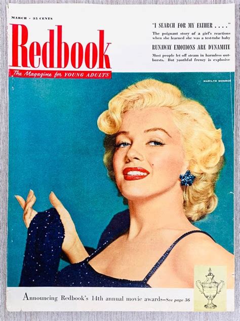 marilyn monroe magazine redbook vintage 1953 early upcoming star cover mercari marilyn