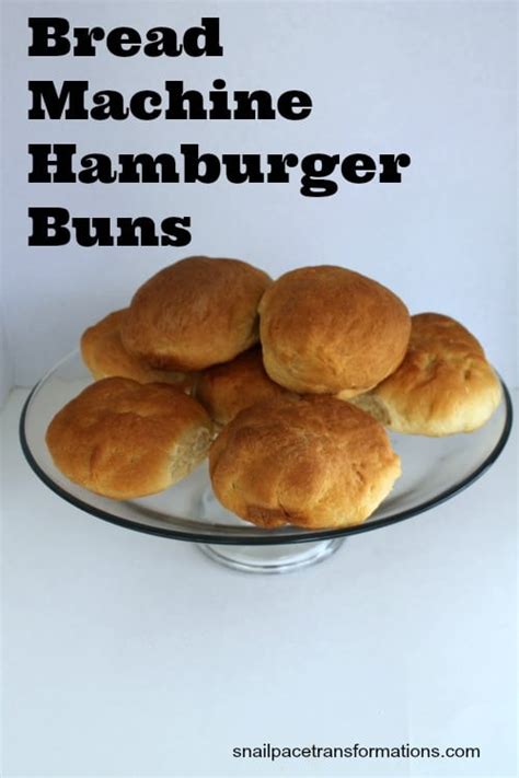 Bread Machine Hamburger Buns Dough Works For Hot Dog Buns Too