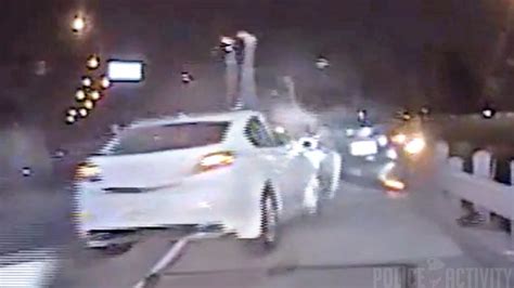 watch dashcam shows fort worth officer hit by car during traffic stop breaking911