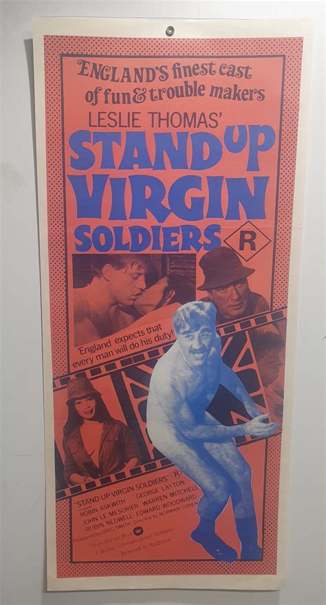 Original Daybill Movie Poster Stand Up Virgin Soldiers 1977 X Marks The Shop