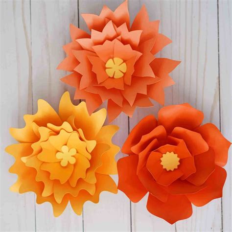 Paper Flower Centerpieces Template Best Flower Site