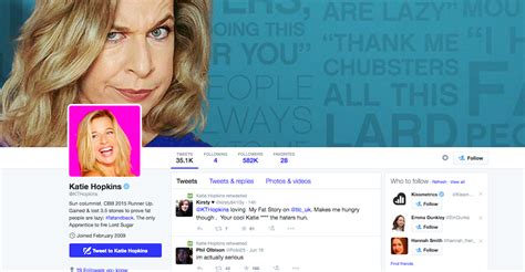 Katie Hopkins Has Her Twitter Account Hacked Bogus ‘sex Tape Tweets Issued Sophos News