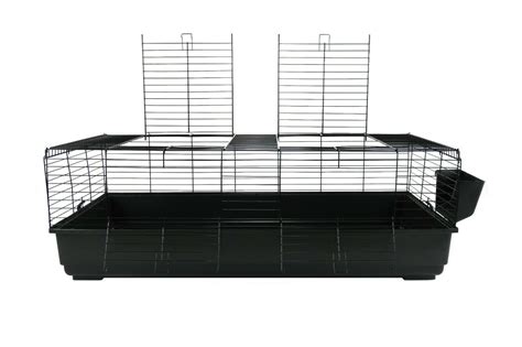 Xl Extra Large Indoor Rabbit Cage 140cm Black Bunny Animal Pet Guinea