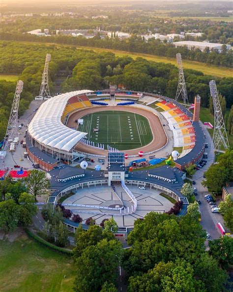 Olympic Stadium Wroclaw Poland Sawickidroneshots Wroclaw Photo