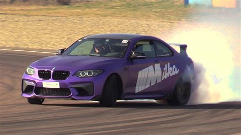 Bmw M2 Milka Burning Tires On Board Drift And Powerslides Youtube