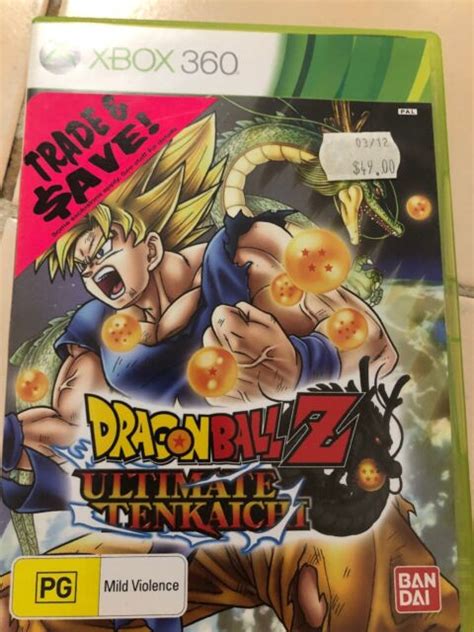 Dragon Ball Z Ultimate Tenkaichi Microsoft Xbox 360 Game For Sale