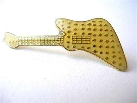 Clearance Vintage Electric Guitar Pin Rock And Roll Pin Etsy Guitar