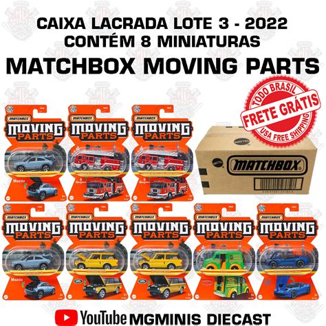 Caixa Lacrada Matchbox Moving Parts Lote E 2022 Frete Grátis