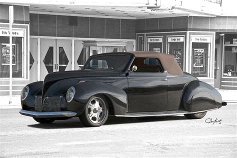 1938 Lincoln Zephyr Hot Rod Lincoln Photograph By Dave Koontz