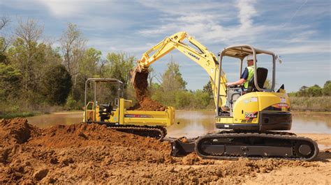 Vio55 5b Mini Excavator From Yanmar Ce Na For Construction Pros