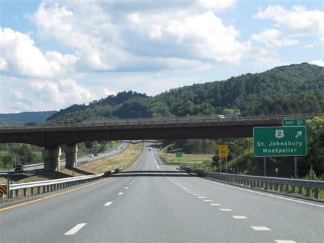Vermont Interstate 91 Southbound Cross Country Roads