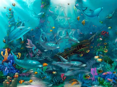 44 Underwater Paintings Art Ideas Pictures Images Design Trends