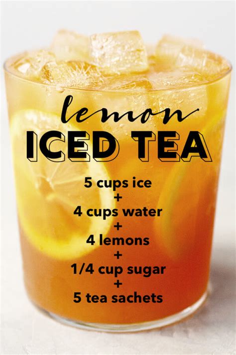 Quick Easy Lemon Iced Tea Oh How Civilized