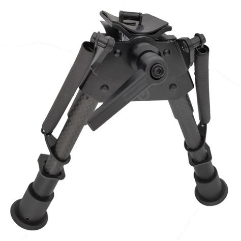 Rifle Bipod Manufacture Inch Tactical Carbon Fiber Swivel Benchrest Shooting Bipod Bipod