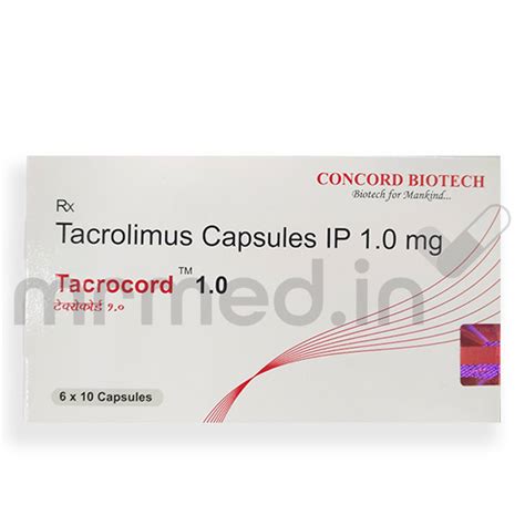 Buy Tacrocord 1mg Capsule Online Uses Price Dosage Instructions Side Effects Mrmed