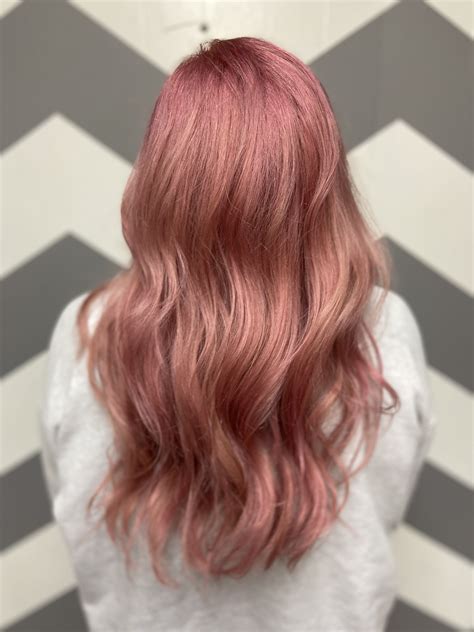 Dusty Pink Hair Colour Marquerite Mcclintock