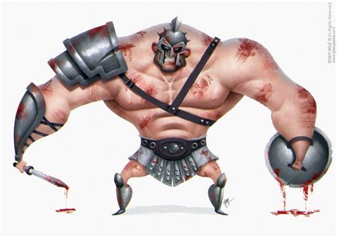Gladiator Character Design On Behance Character Design