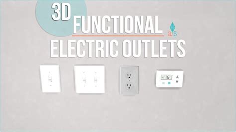 3d Electric Outlets 2 Functional Sims 4 Blog Sims 4 Sims 4 Game