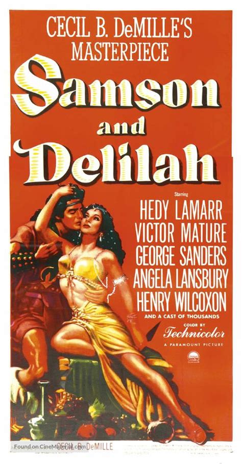 Samson And Delilah 1949 Movie Poster