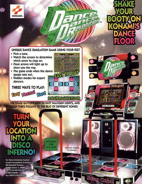 The Arcade Flyer Archive Video Game Flyers Dance Dance Revolution Konami