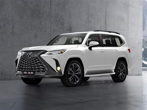 2022 Lexus Lx Imagined Digitally With Hardcore Spindle Grille Sharper