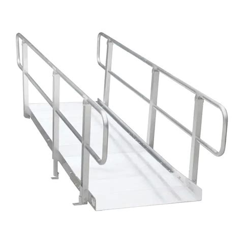 Silver Spring Aluminum Wheelchair Access Ramps With Handrails China