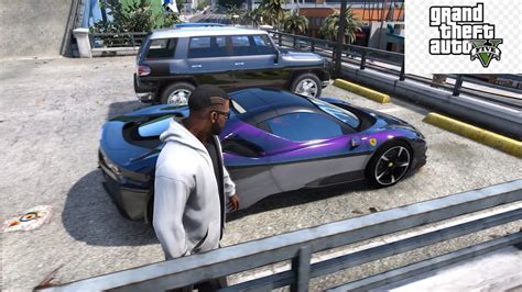 Stealing The Ferrari In Gta 5 Youtube