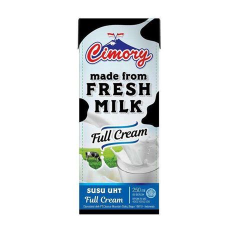 Jual Cimory Uht Fresh Milk Full Cream Ml Karton Isi Pcs Di